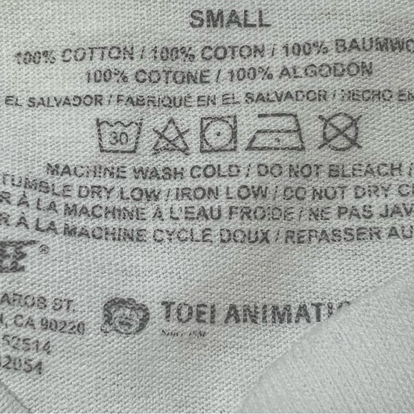 Dragon Ball Z Long Sleeve T Shirt Off White Crew Neck Tee - Picture 5 of 8